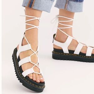 NEW with tags Dr. Martens Nartilla White Sandal Size 10